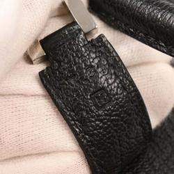 Pre Owned Hermes Black Chevre Myzore Drag 2 32 Handbag