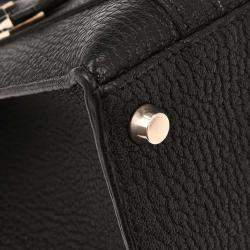 Pre Owned Hermes Black Chevre Myzore Drag 2 32 Handbag
