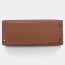 Pre Owned Hermes Gold Epsom Sellier Kelly 28