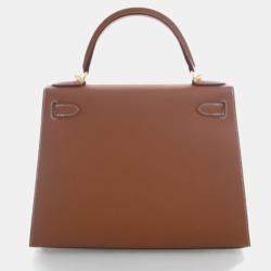 Pre Owned Hermes Gold Epsom Sellier Kelly 28