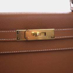 Pre Owned Hermes Gold Epsom Sellier Kelly 28