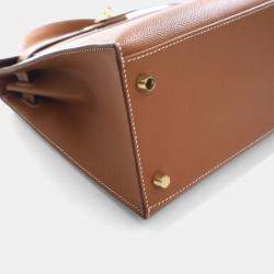 Pre Owned Hermes Gold Epsom Sellier Kelly 28