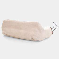 Pre Owned Hermes Beige Cotton Fourbi Pouch 25
