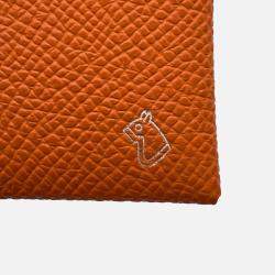 Pre Owned Hermes Bastia Verso Spo Orange/Mauve Pale Epsom