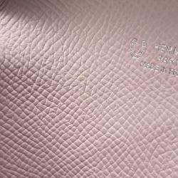 Pre Owned Hermes Bastia Verso Spo Orange/Mauve Pale Epsom
