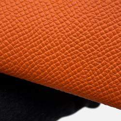 Pre Owned Hermes Bastia Verso Spo Orange/Mauve Pale Epsom