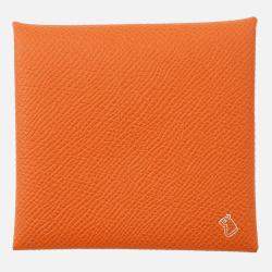 Pre Owned Hermes Bastia Verso Spo Orange/Mauve Pale Epsom