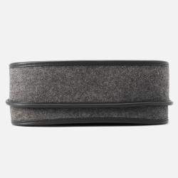 Pre Owned Hermes Evelyne3 Gray/Black Felt Leather PM