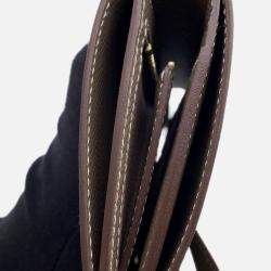 Pre Owned Hermes Bean Compact Etoupe Epsom