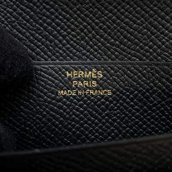 Pre Owned Hermes Bean Compact Black Epsom