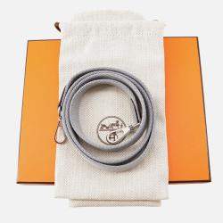 Pre Owned Hermes Evelyne Long Grey Taurillon Clemence Size TPM