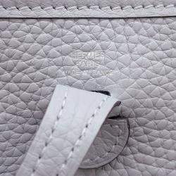 Pre Owned Hermes Evelyne Long Grey Taurillon Clemence Size TPM