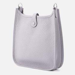 Pre Owned Hermes Evelyne Long Grey Taurillon Clemence Size TPM