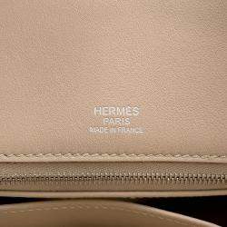 Pre Owned Hermes Birkin Ghillies Argile/Etoupe Swift Leather Size 30