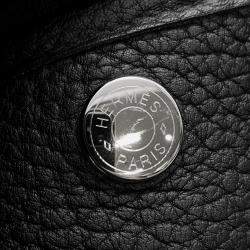 Pre Owned Hermes Garden Party Black Negonda Leather Size TPM