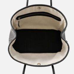 Pre Owned Hermes Garden Party Black Negonda Leather Size TPM