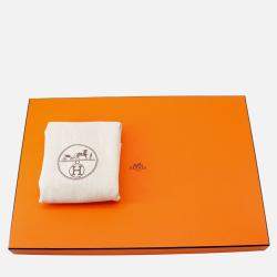 Pre Owned Hermes Petit H Tote Bag Natural/Rose Azalee Toile H Taurillon Clemence