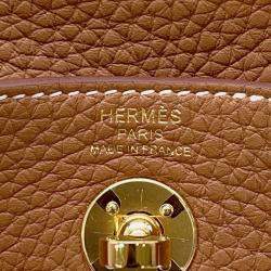 Pre Owned Hermes Lindy Gold Taurillon Clemence Size Mini