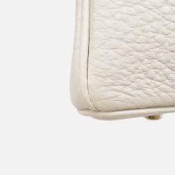 Pre Owned Hermes Birkin Beton Togo Leather Size 25