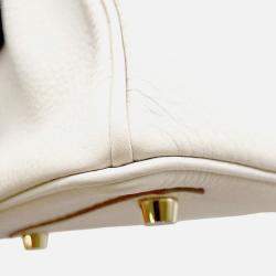 Pre Owned Hermes Birkin Beton Togo Leather Size 25