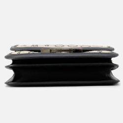 Pre Owned Hermes Constance 3 Deschenes Black Toile De Camp Swift Leather Size 24