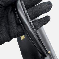 Pre Owned Hermes Kelly Black Box Calf Leather Size 32