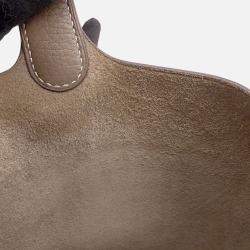 Pre Owned Hermes Picotin Lock Etoupe Taurillon Clemence 18
