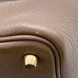 Pre Owned Hermes Picotin Lock Etoupe Taurillon Clemence 18