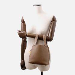 Pre Owned Hermes Picotin Lock Etoupe Taurillon Clemence 18