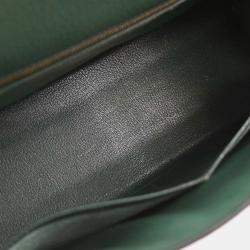 Pre Owned Hermes Kelly 32 Sellier Vert Ardennes Handbag