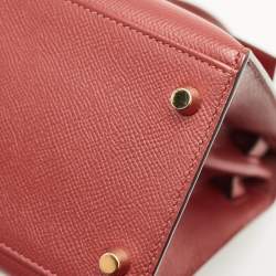 Pre Owned Hermes Rouge Grenat Epsom Leather Gold Finish Kelly Sellier 28 Bag