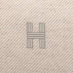 Pre Owned Hermes Beige Canvas Large Bride-a-Brac Case Pouch