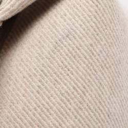 Pre Owned Hermes Beige Canvas Large Bride-a-Brac Case Pouch