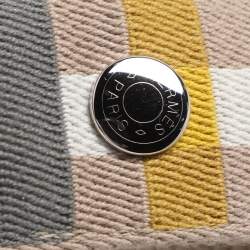 Pre Owned Hermes Beige Canvas Large Bride-a-Brac Case Pouch