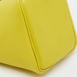 Pre Owned Hermes Lime Swift Leather Micro Picotin Lock Bag