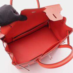 مملوكة مسبقًا حقيبة هيرمس بيركين 30 جلد إبصم روز جايبور توت