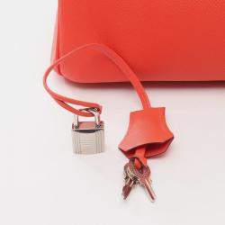 مملوكة مسبقًا حقيبة هيرمس بيركين 30 جلد إبصم روز جايبور توت