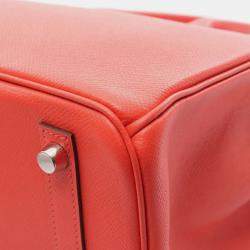 مملوكة مسبقًا حقيبة هيرمس بيركين 30 جلد إبصم روز جايبور توت