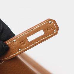 مملوكة مسبقًا حقيبة يد توتس هيرمس بيركين 30 جلد توغو ذهبي