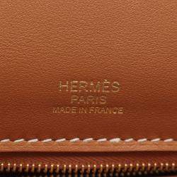 مملوكة مسبقًا Hermes 24/24 Brown Togo and Swift Leather Shoulder Bag