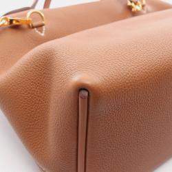 مملوكة مسبقًا Hermes 24/24 Brown Togo and Swift Leather Shoulder Bag