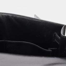 مملوكة مسبقًا Hermes Kelly 32 Black Box Calf Leather Tote Bag