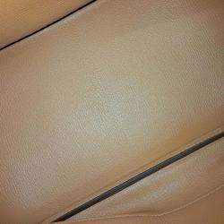 Pre Owned Hermes Orange Leather Birkin 35