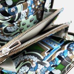 Pre Owned Hermes Brown Leather Silky Half Wallet