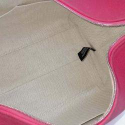 Pre Owned Hermes Pink Canvas Breathe-A-Brack Case GM
