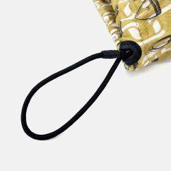 Pre Owned Hermes Yellow Silk Pouch