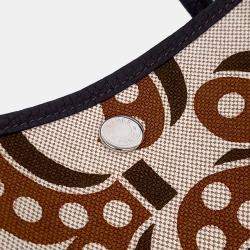 Pre Owned Hermes Black Multicolor Fabric Garden Party