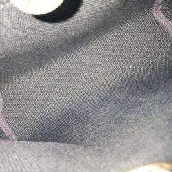 Pre Owned Hermes Navy Blue Fabric Herbag 20