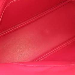 Pre Owned Hermes Pink Leather Bolide 27
