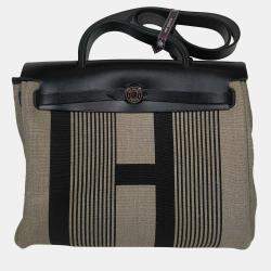 Pre Owned Hermes Herbag Zip Retourne 31 H Vibration Vache Hunter